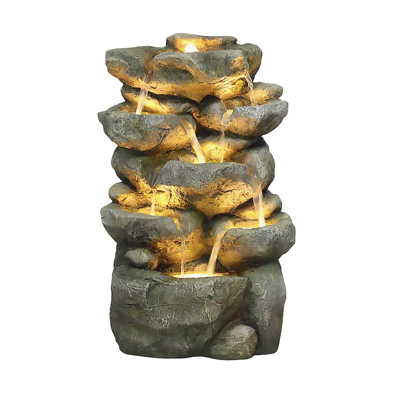 RYKER FOUNTAIN FRG0821-G53-2020035 BROWN POLYRESIN